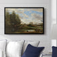 Washerwomen at the Water's Edge, c. 1860-1870 - Floater Framed Canvas Print