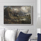 Salisbury Cathedral from the Meadows (Detail), 1831 - Floater Framed Canvas Print