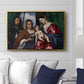 Madonna and Child with Saints Dorothy and George, c. 1516 - Floater Framed Canvas Print