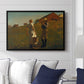 A Temperance Meeting, 1874 - Floater Framed Canvas Print