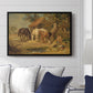 The Midday Meal, 1835 - Floater Framed Canvas Print