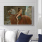 Lady Godiva, 1898 - Floater Framed Canvas Print