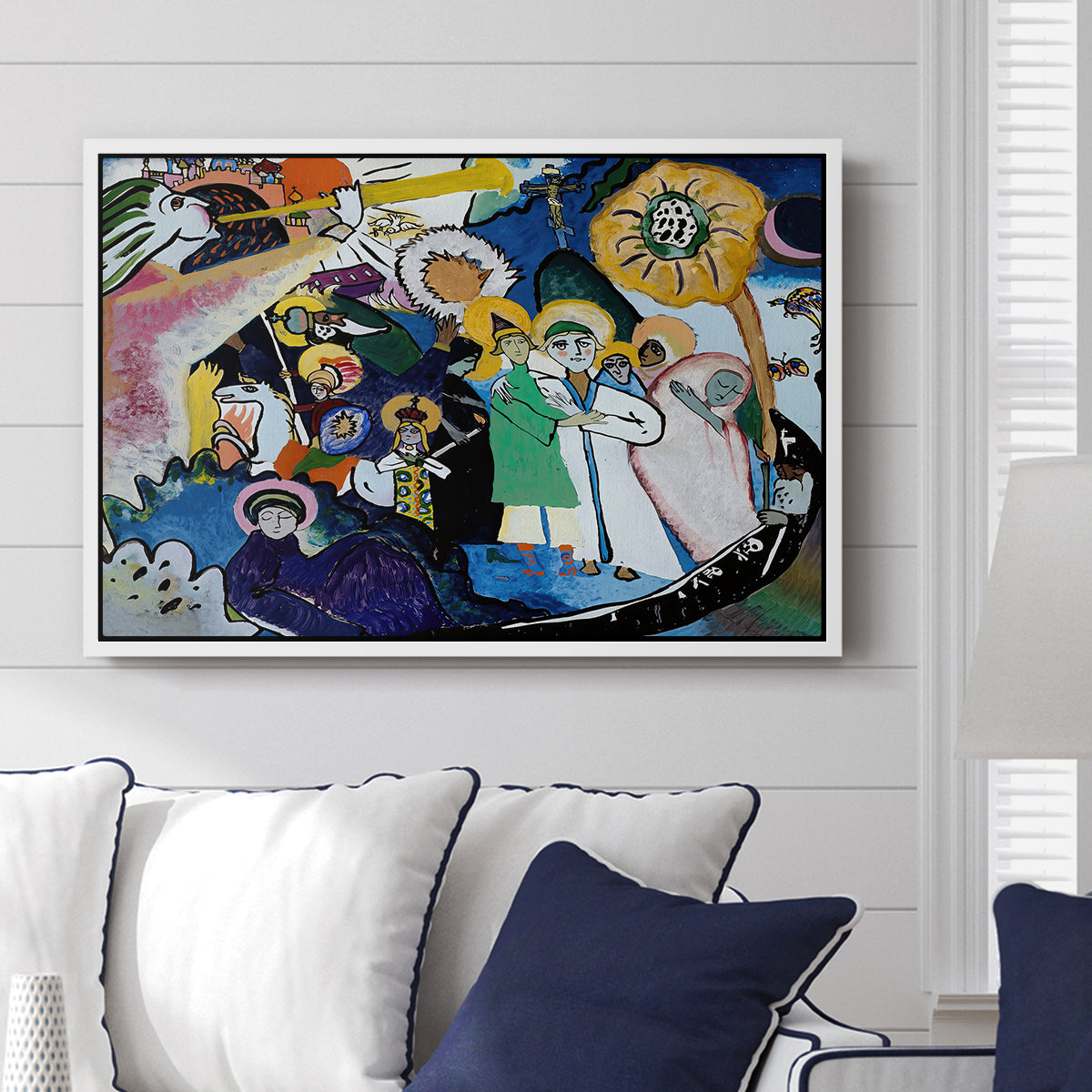 All Saints Day I, 1911 - Floater Framed Canvas Print