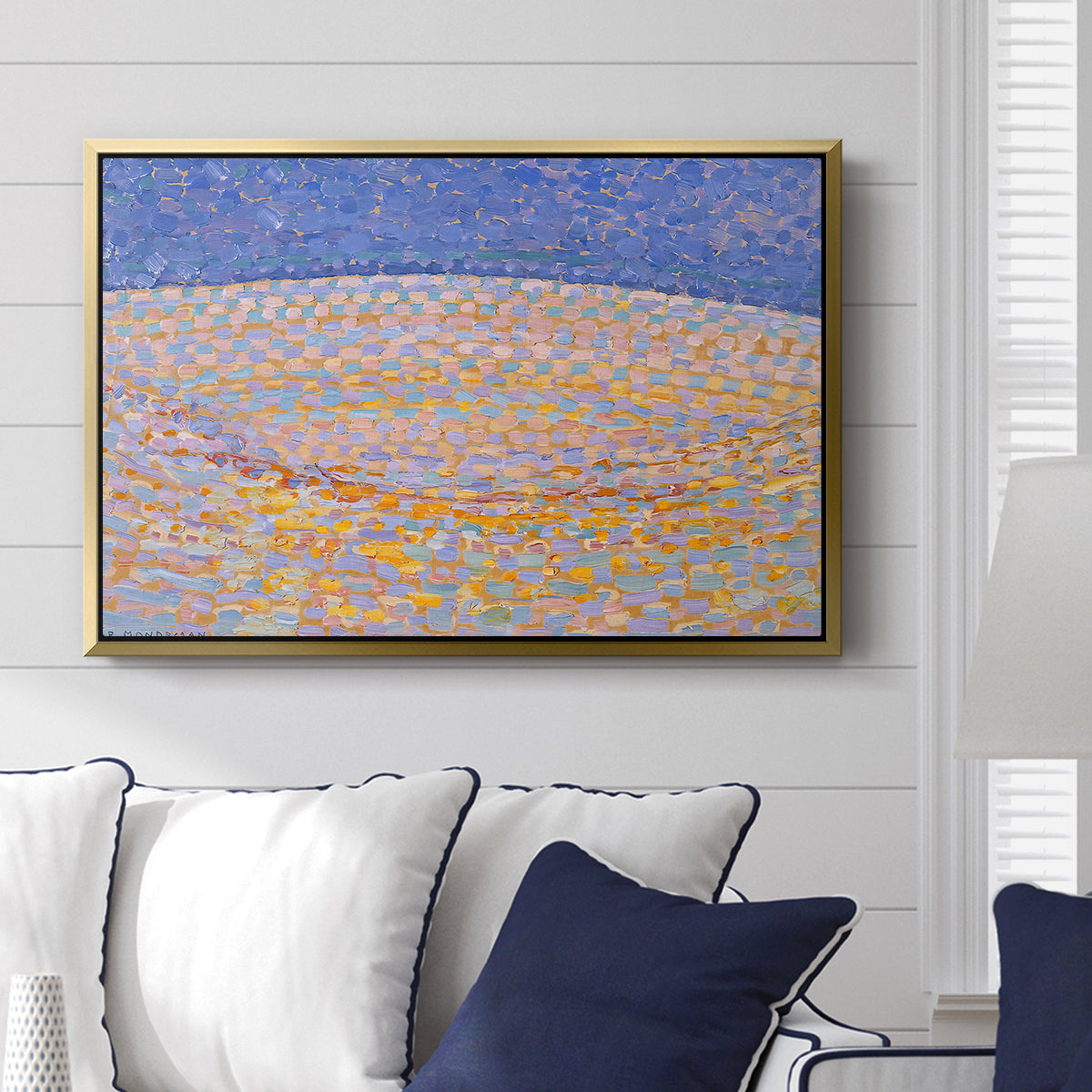 Dune III, 1909 - Floater Framed Canvas Print