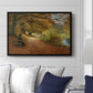 A Wooded Path in Autumn, 1902 - Floater Framed Canvas Print