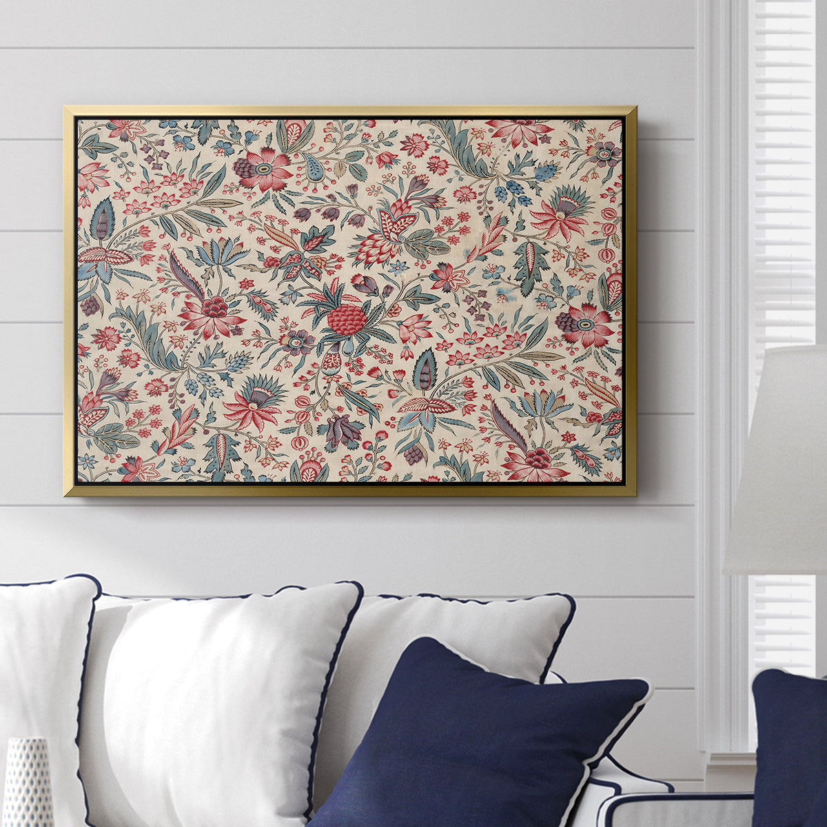 Anaras - Cream, c. 1775-1800 - Floater Framed Canvas Print