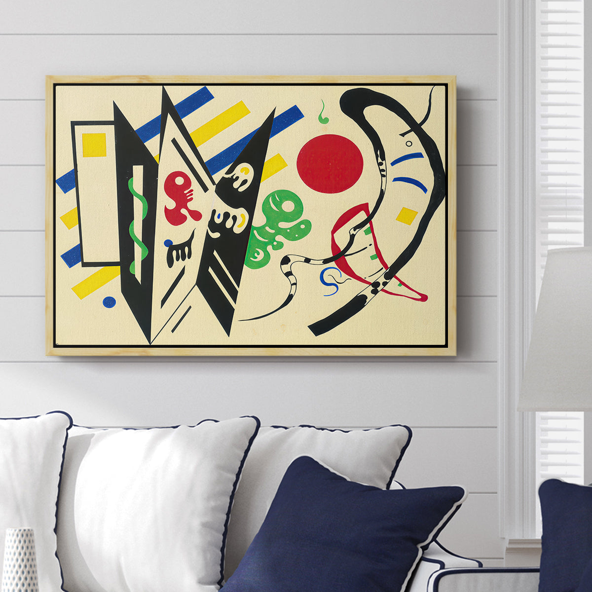 Reciprocity (Réciproque), 1935 - Floater Framed Canvas Print