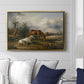 Two Horses on the Pasture, c. 1825 - Floater Framed Canvas Print