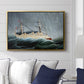 A Ship in the Storm, c. 1899 - Floater Framed Canvas Print