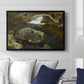 By the Mill Pond (En Mølledam), 1850 - Floater Framed Canvas Print
