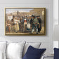 A Charlatan Selling Blacking in the Piazza Barberini in Rome, c. 1840-1849 - Floater Framed Canvas Print