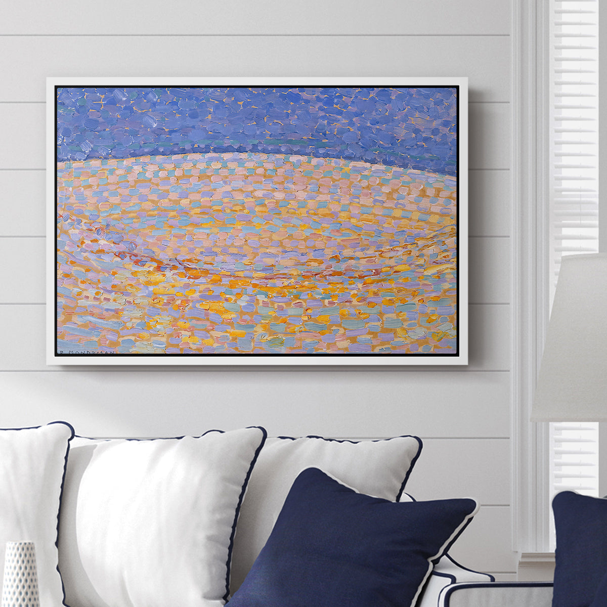 Dune III, 1909 - Floater Framed Canvas Print