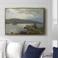 The Jetty at Feste near Moss, 1898 - Floater Framed Canvas Print