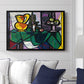 Pitcher and Bowl of Fruit, 1931 - Floater Framed Canvas Print