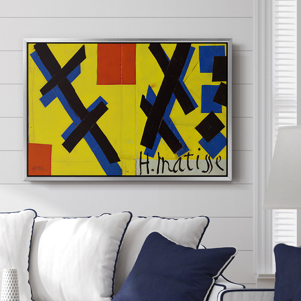 Cover Design for Matisse: His Art and His Public, 1951 - Floater Framed Canvas Print