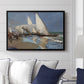 The Beach at Valencia, 1908 - Floater Framed Canvas Print