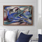 Dreaming Horse, 1913 - Floater Framed Canvas Print