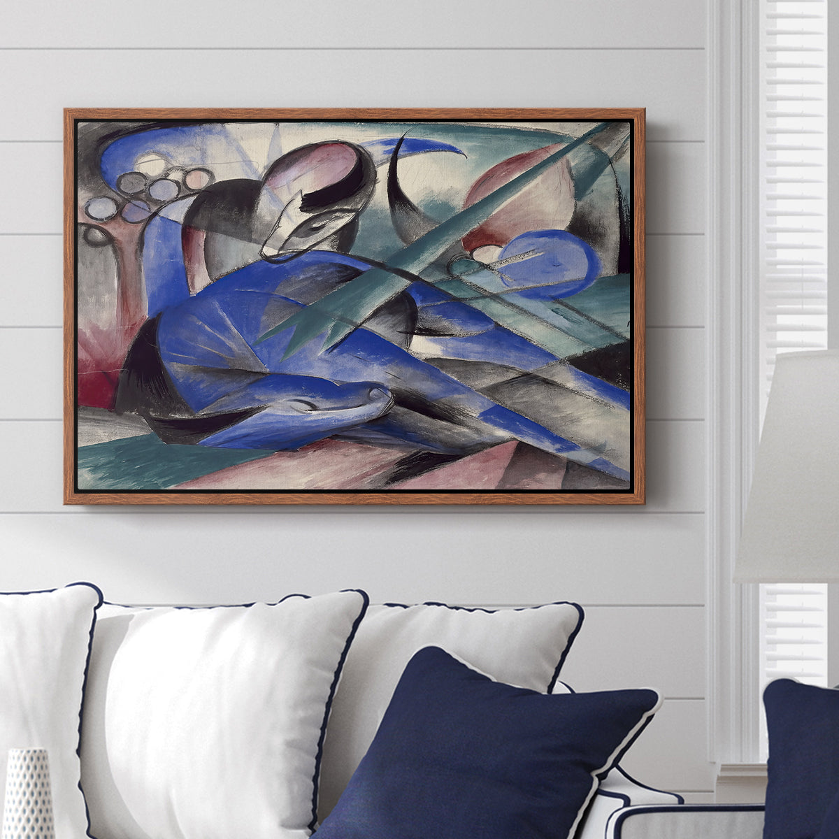 Dreaming Horse, 1913 - Floater Framed Canvas Print