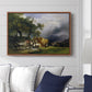 The Harvest Wagon (Der Heuwagen), c. 1850 - Floater Framed Canvas Print
