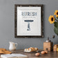 Palm Bath II - Barnwood Framed Art Print