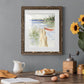 Sketchy Pier - Barnwood Framed Art Print