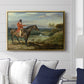 John Levett Hunting at Wychnor, Staffordshire, 1818 - Floater Framed Canvas Print