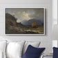 From the Western Coast of Norway, 1862 - Floater Framed Canvas Print