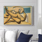 Figures at the Seaside (The Kiss), 1931 - Floater Framed Canvas Print