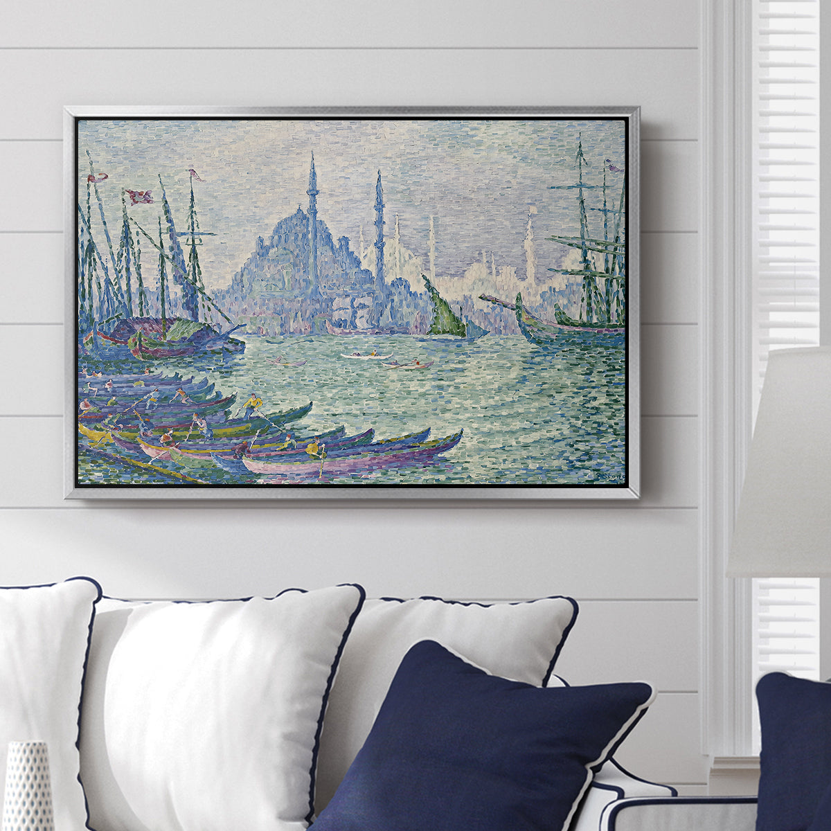 The Golden Horn, Minarets, 1907 - Floater Framed Canvas Print