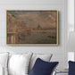 Somerset House Terrace from Waterloo Bridge, c. 1819 - Floater Framed Canvas Print