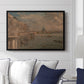 Somerset House Terrace from Waterloo Bridge, c. 1819 - Floater Framed Canvas Print