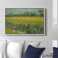 Field with Irises near Arles, 1888 - Floater Framed Canvas Print