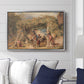 Figures and Animals in a Vineyard, c. 1829 - Floater Framed Canvas Print