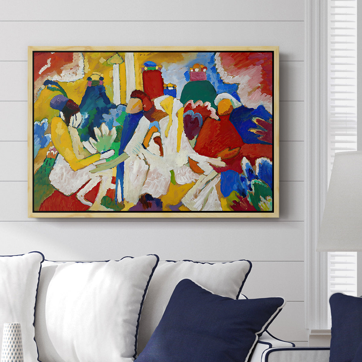 Oriental, 1909 - Floater Framed Canvas Print