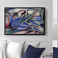 Dreaming Horse, 1913 - Floater Framed Canvas Print