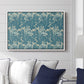 Tulip (Teal), 1875 - Floater Framed Canvas Print