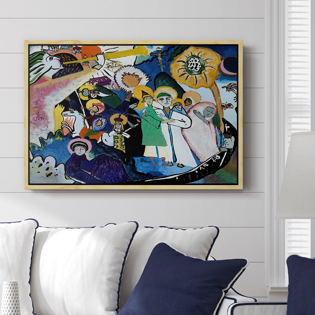 All Saints Day I, 1911 - Floater Framed Canvas Print