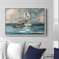 Sloop, Nassau, 1899 - Floater Framed Canvas Print
