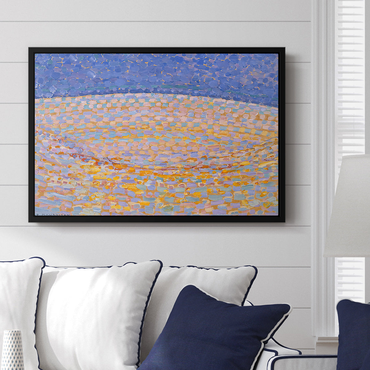 Dune III, 1909 - Floater Framed Canvas Print