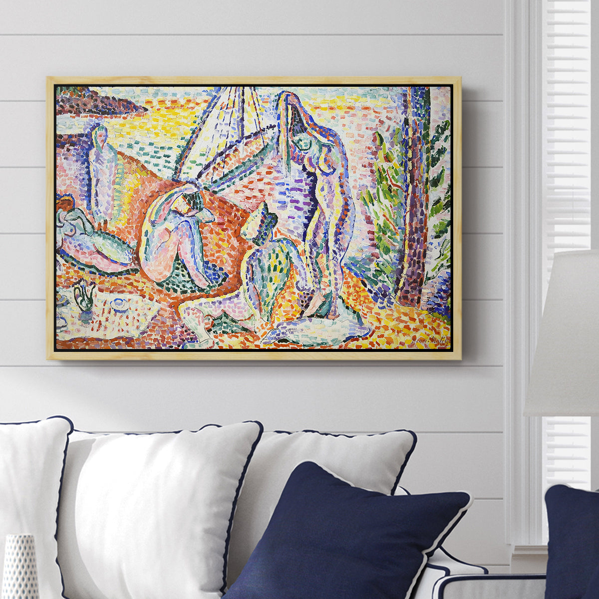 Luxe, Calme et Volupté, 1904 - Floater Framed Canvas Print