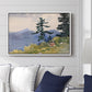 North Woods Club, Adirondacks, 1892 - Floater Framed Canvas Print