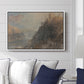 Rheinfels Looking to Katz and Gourhausen, 1817 - Floater Framed Canvas Print