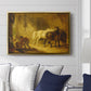 Heath Ewe and Lambs, 1810 - Floater Framed Canvas Print