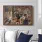 Roman Pilgrims, 1854 - Floater Framed Canvas Print