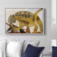 Cat Eating a Bird, 1939 - Floater Framed Canvas Print