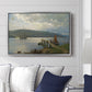 The Jetty at Feste near Moss, 1898 - Floater Framed Canvas Print