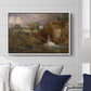 Parham Mill, Gillingham, 1826 - Floater Framed Canvas Print