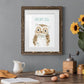 Dream Big Owl - Premium Framed Print - Distressed Barnwood Frame - Ready to Hang