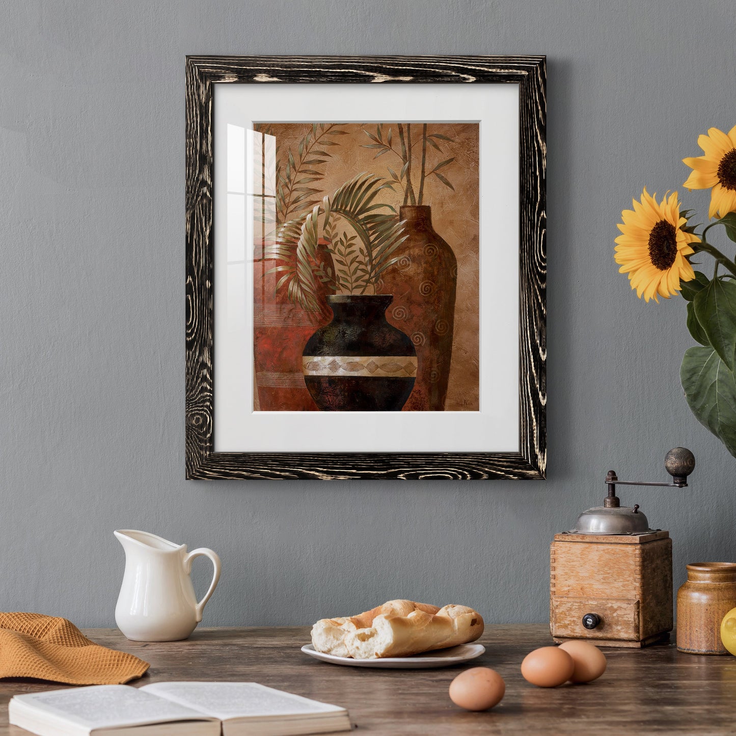 Exotic Vacation II - Barnwood Framed Art Print