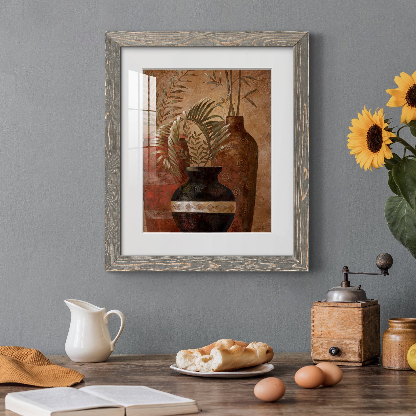 Exotic Vacation II - Barnwood Framed Art Print